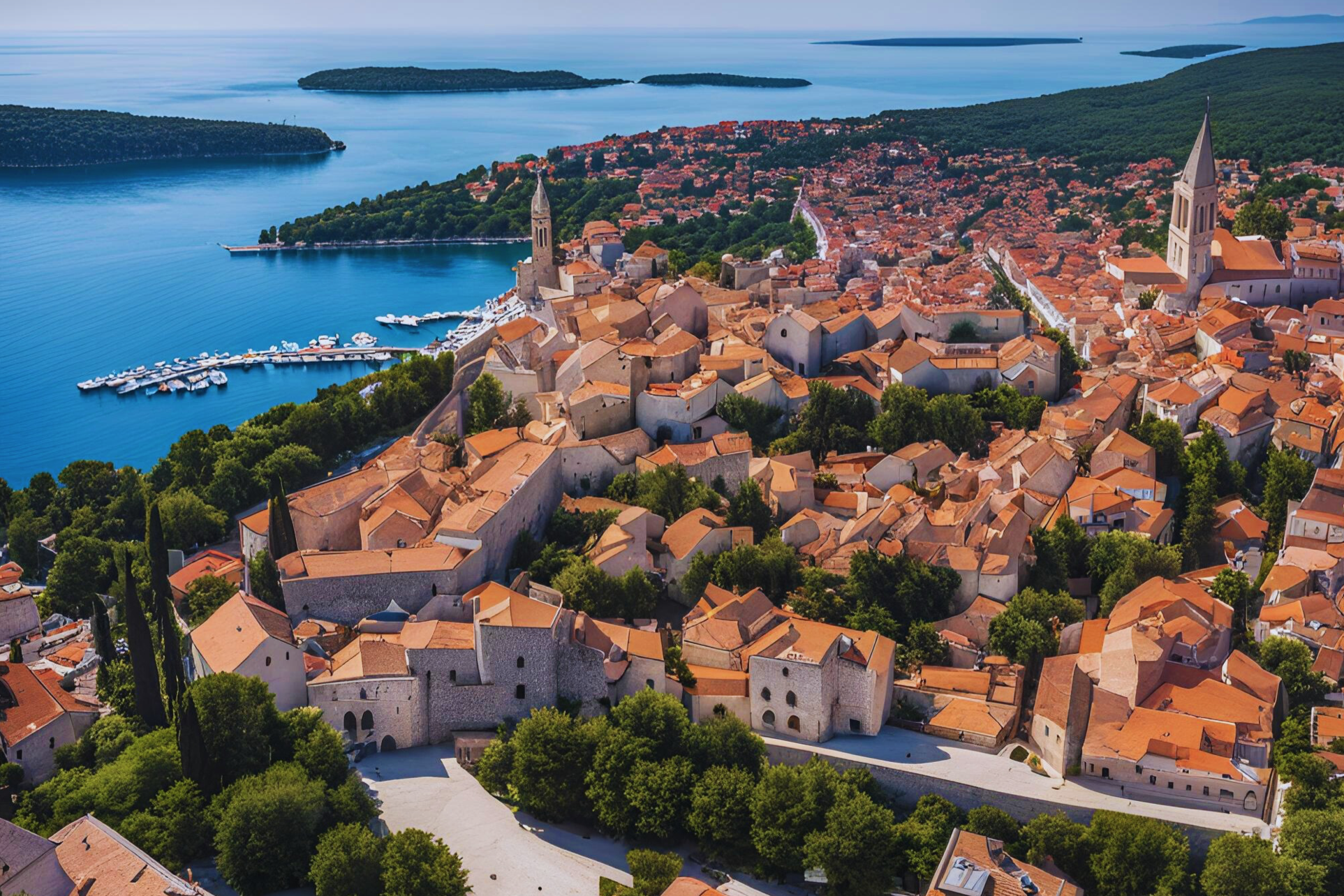 Croatie adriatique ville Adriatique Croatie